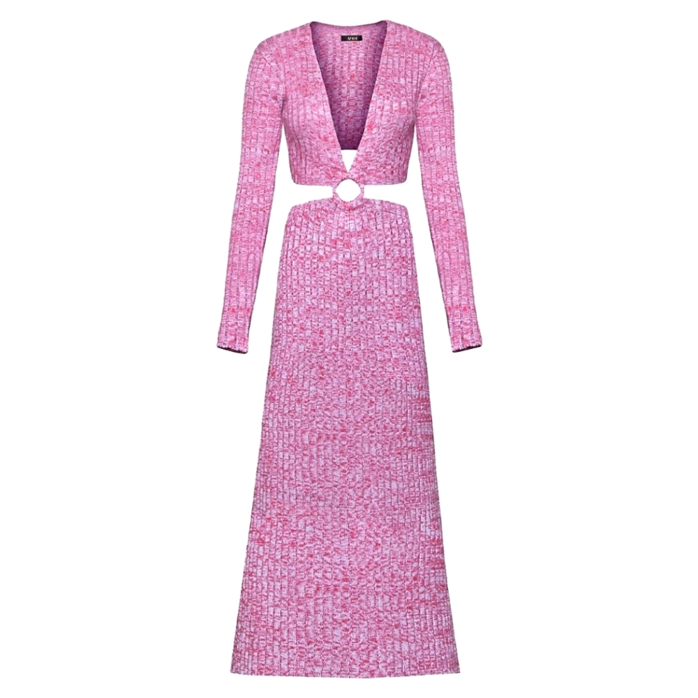 AFRM Cutout Sweater Midi Dress